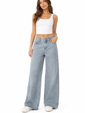 EDIKTED Wide Leg Jeans XL